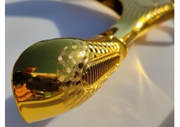 Вішалка-плечики з широким плечем 39,5х4,3см (позолочені)